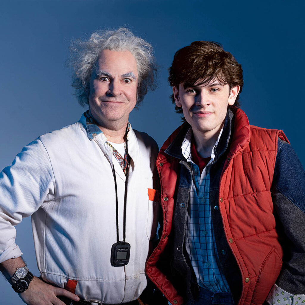 Roger Bart and Casey Likes will star in Back to the Future: The Musical on Broadway this summer.