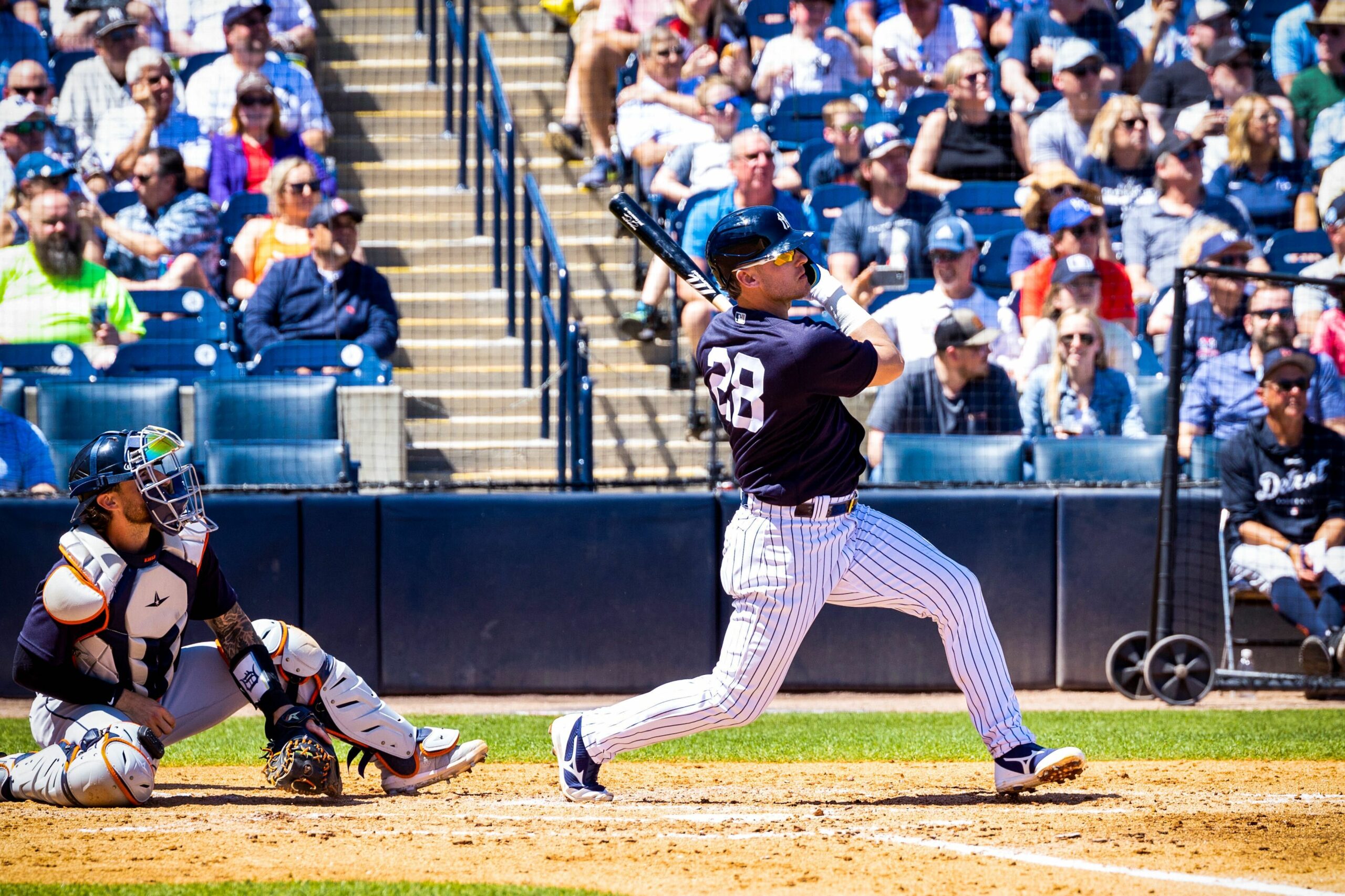 Josh Donaldson hitting a home run. Photo courtesy of New York Yankees.