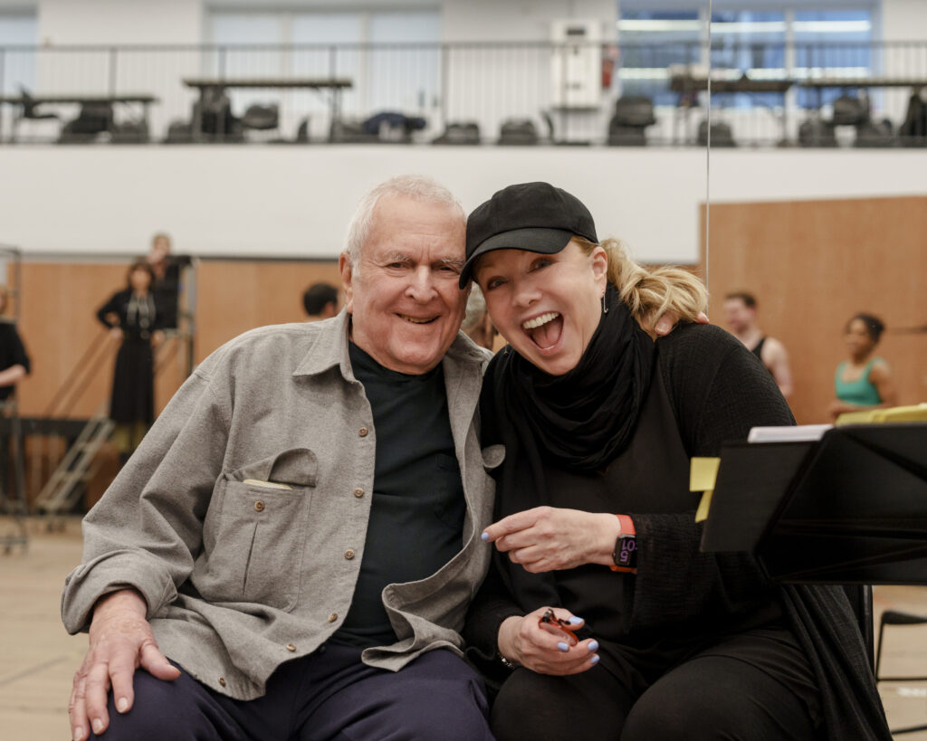 John Kander and Susan Stroman in rehearsals for New York, New York. Photo by Paul Kolnik.