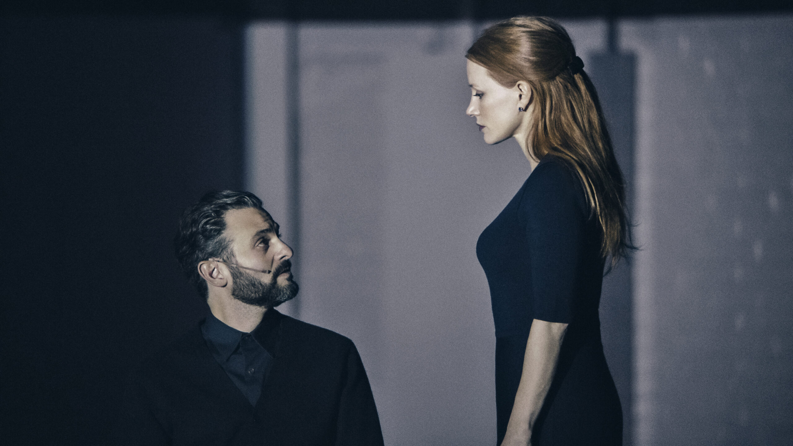 Arian Moayed and Jessica Chastain in A Doll’s House.