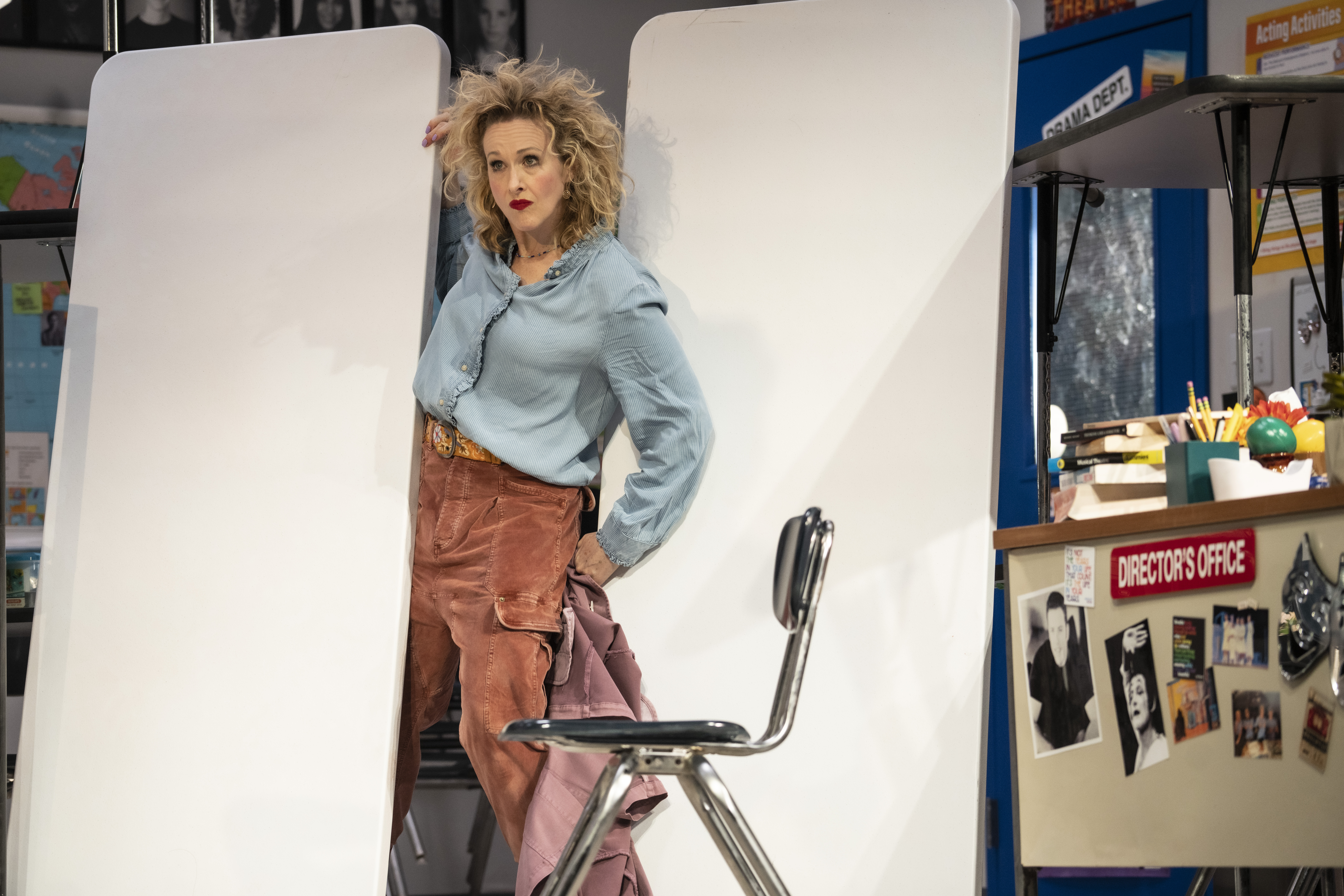 Katie Finneran in The Thanksgiving Play. Photo by Joan Marcus.