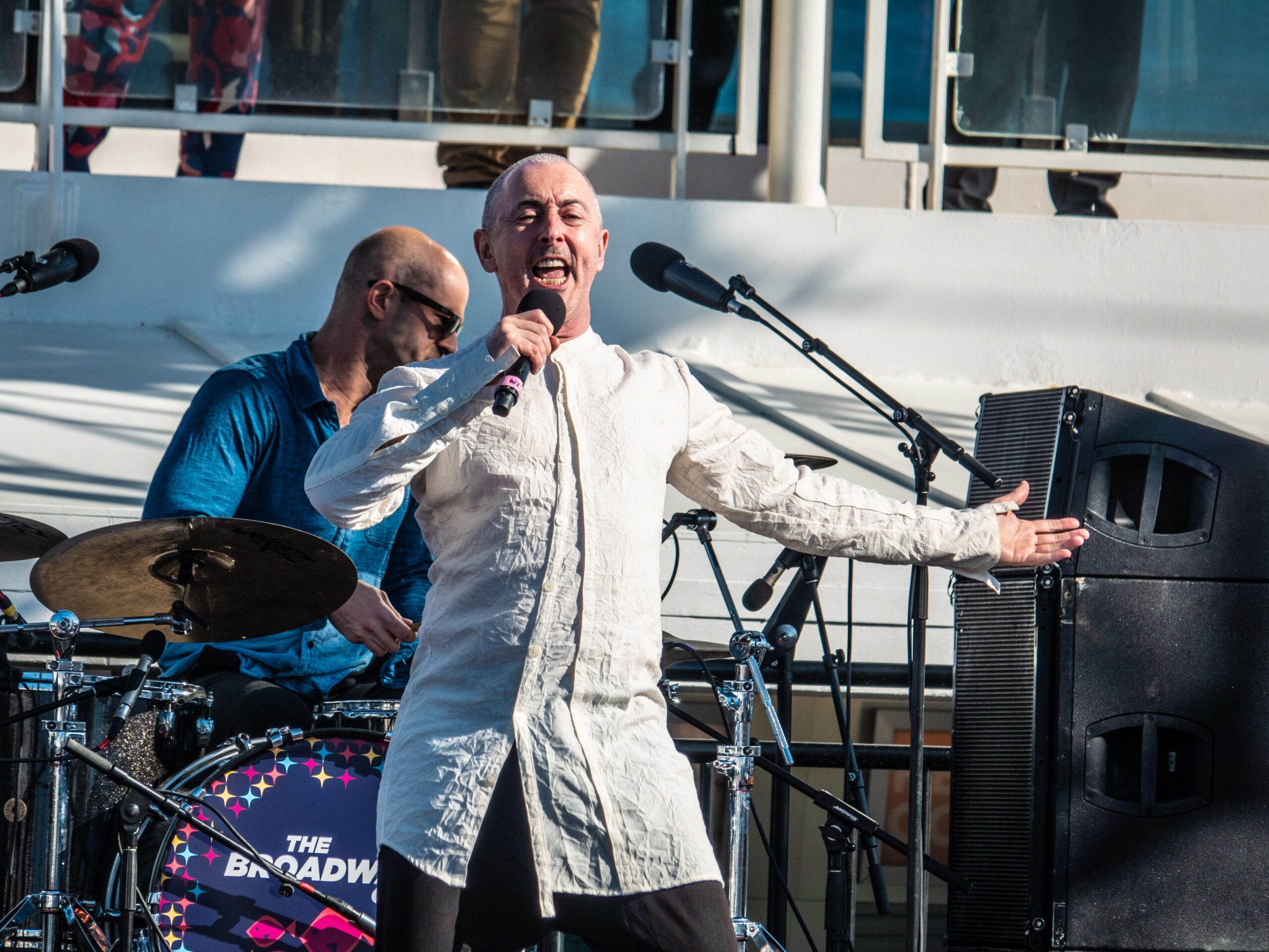 Alan Cumming on The Broadway Cruise. Photo by Will Byington.