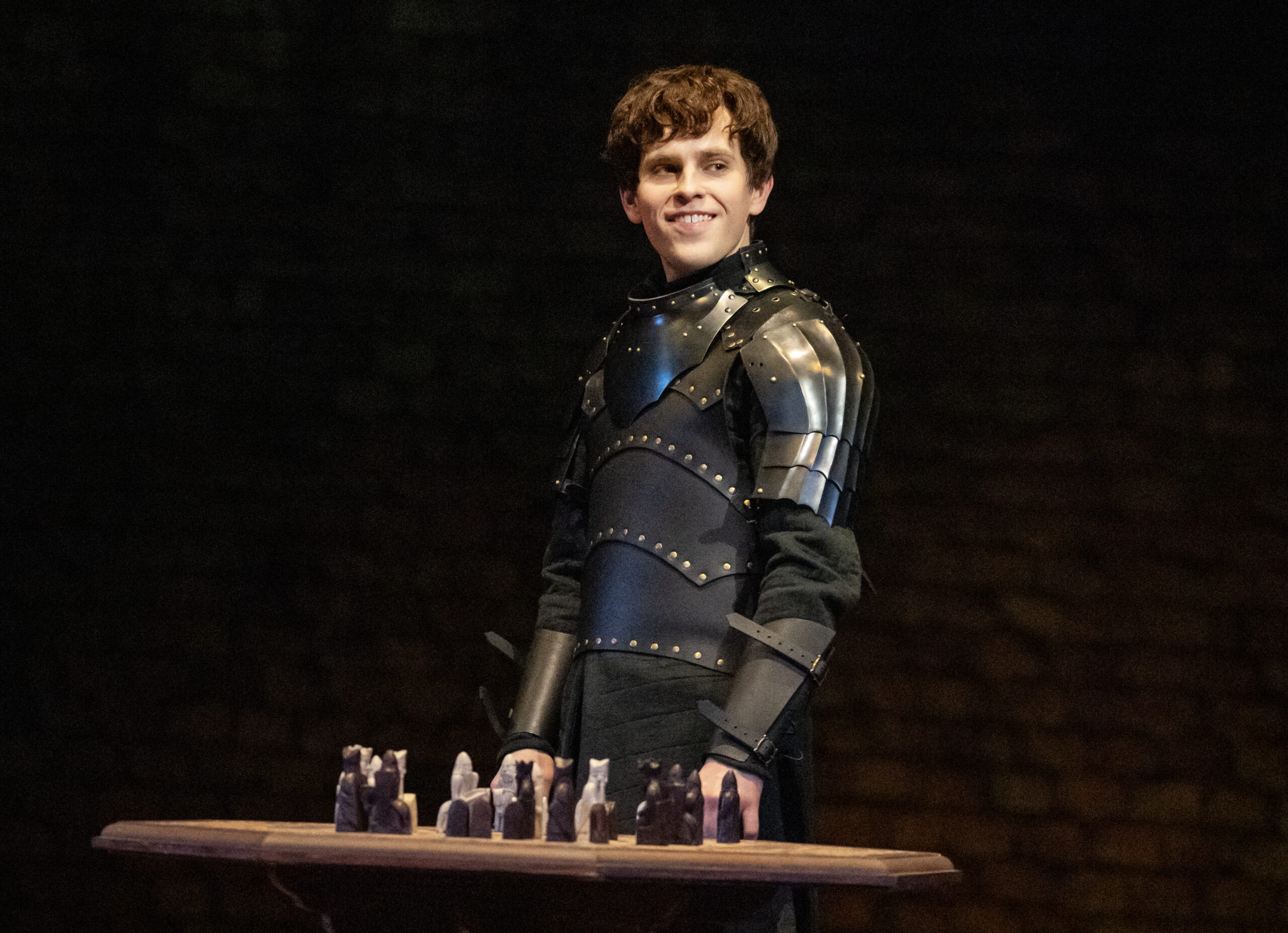 Taylor Trensch in Camelot. Photo by Joan Marcus.