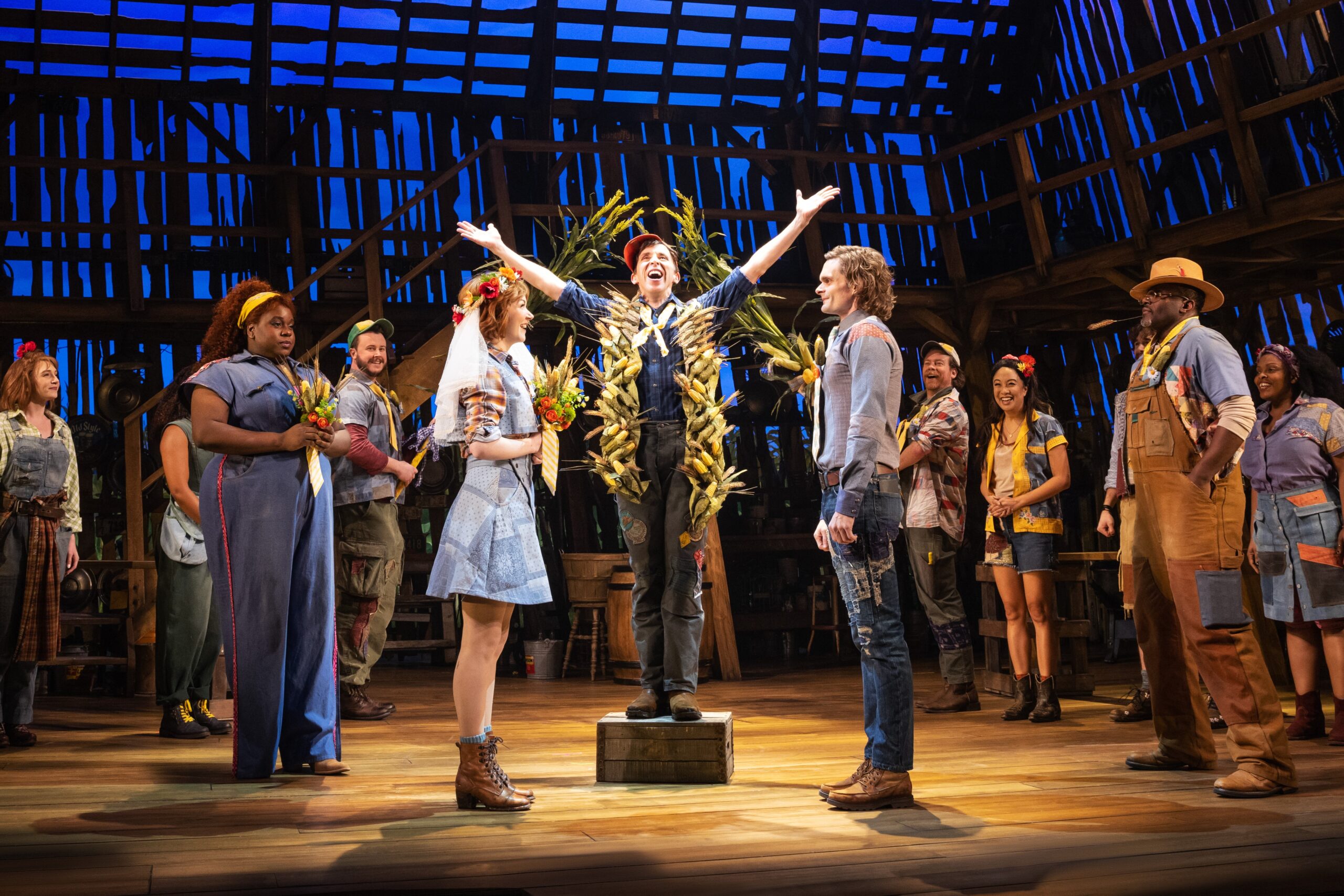  Alex Newell, Caroline Innerbichler, Kevin Cahoon, and Andrew Durand
