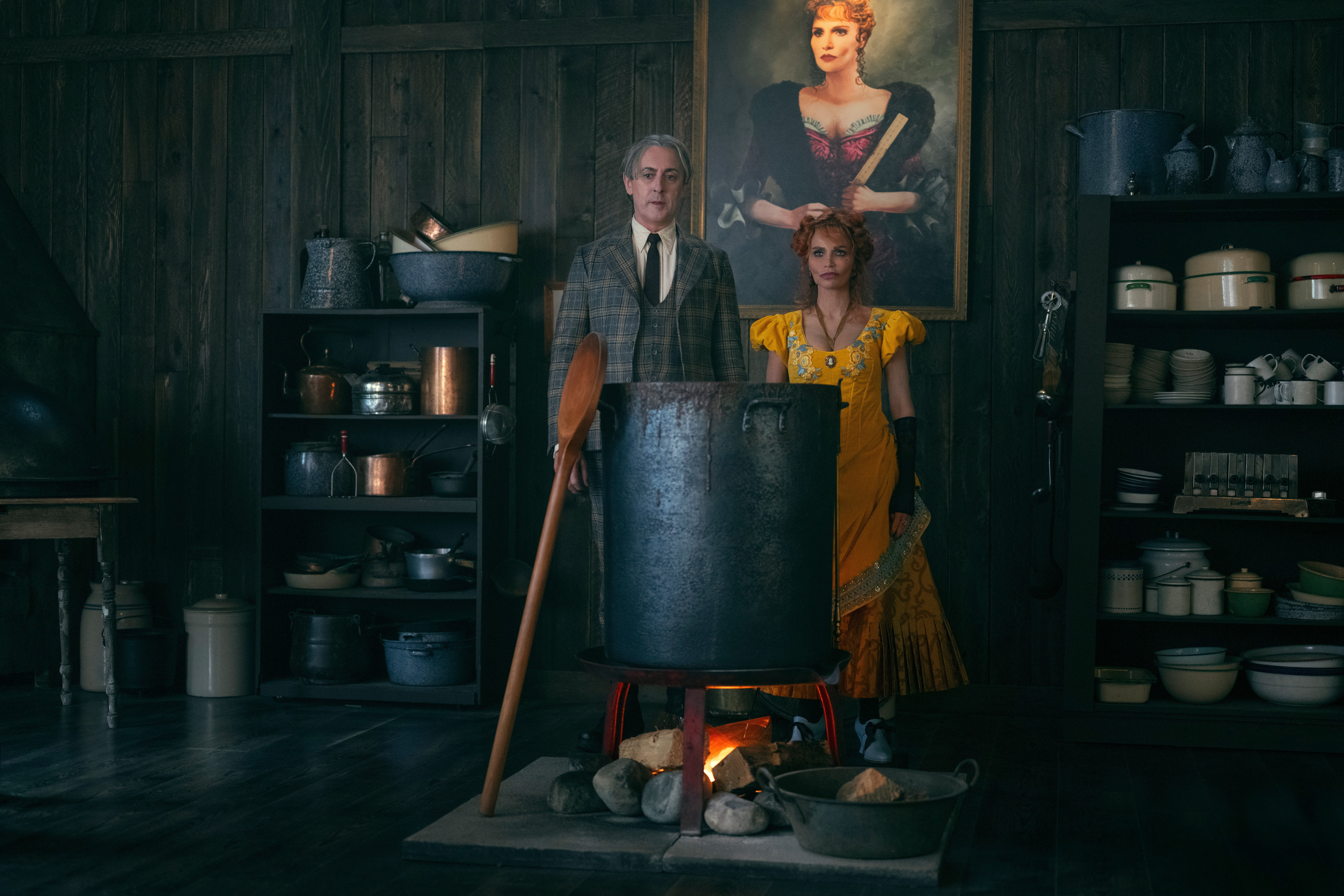Alan Cumming and Kristin Chenoweth in <i>Schmigadoon!</i>. Photo courtesy of Apple TV+.