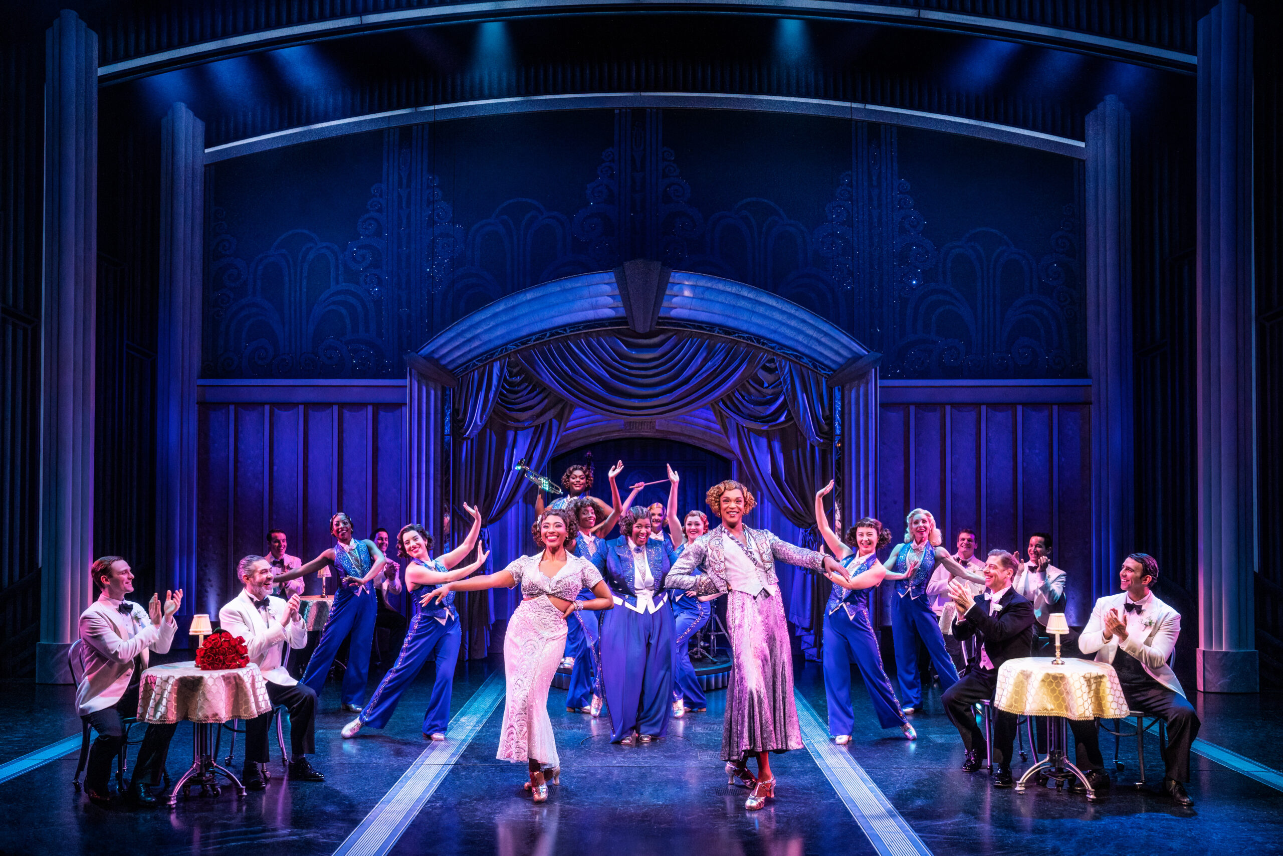 The cast of Some Like It Hot. Photo by Matthew Murphy.