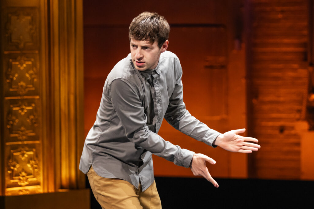 Alex Edelman in Just For Us. Photo by Matthew Murphy.