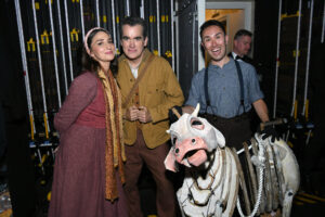 Sara Bareilles, Brian d'Arcy James, and Kennedy Kanagawa. Photo by Jenny Anderson.