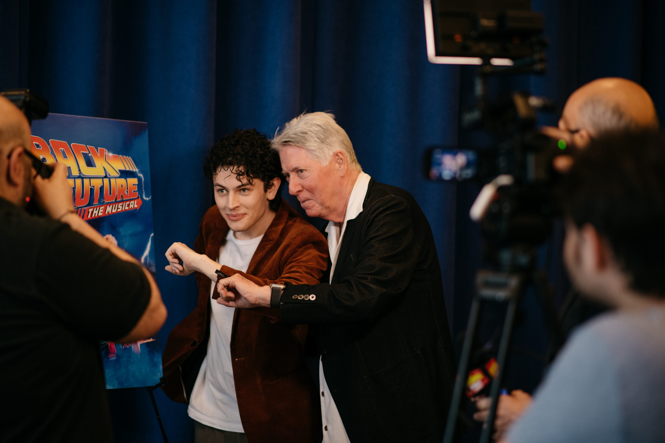 Casey Likes and Alan Silvestri in the rehearsal room