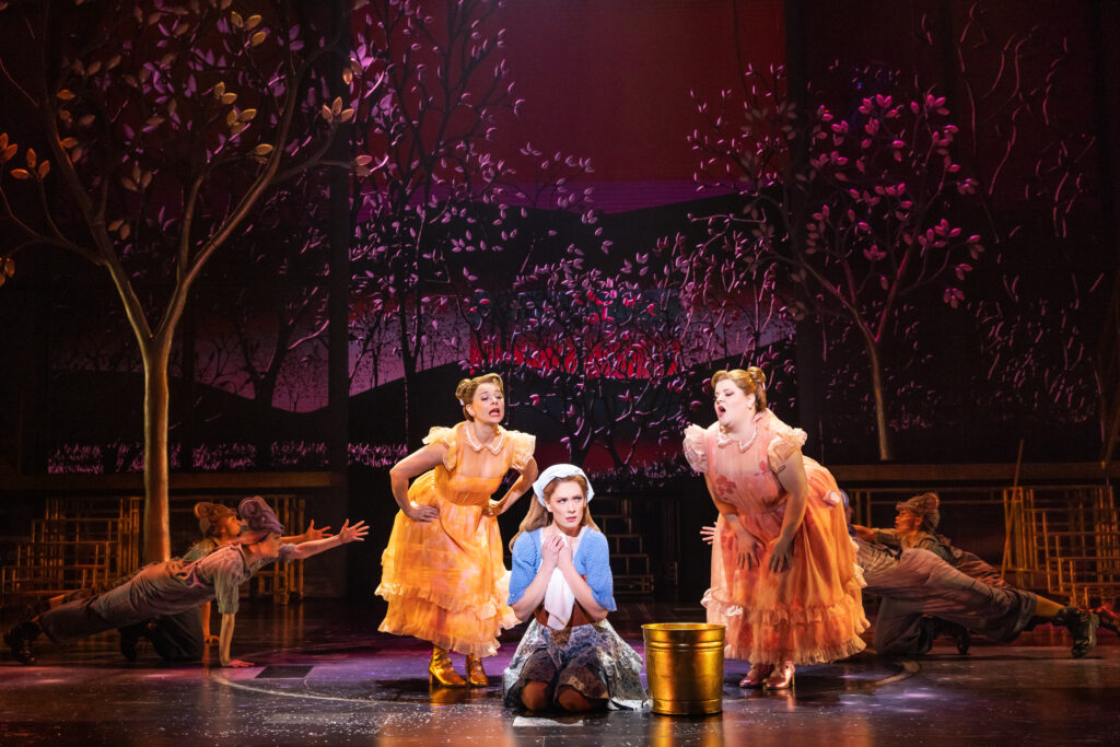 Tess Soltau, Briga Heelan, and Ryann Redmond in Once Upon a One More Time. Photo by Matthew Murphy.