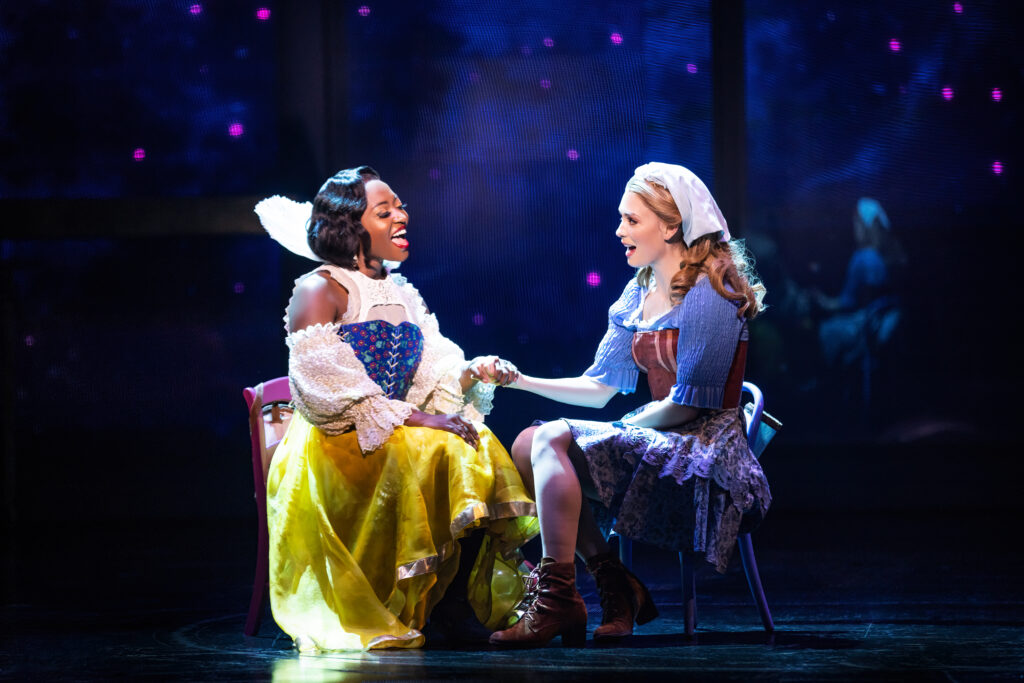 Aisha Jackson and Briga Heelan in Once Upon a One More Time. Photo by Matthew Murphy.