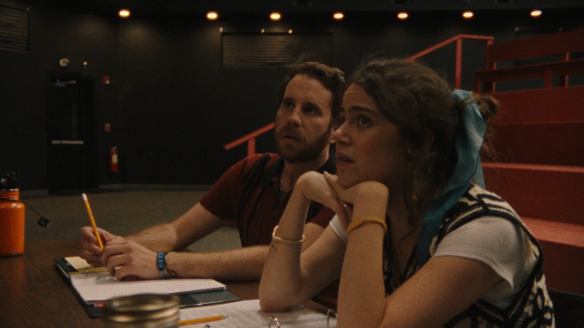 Ben Platt and Molly Gordon in Theater Camp. Photo courtesy of Searchlight Pictures.