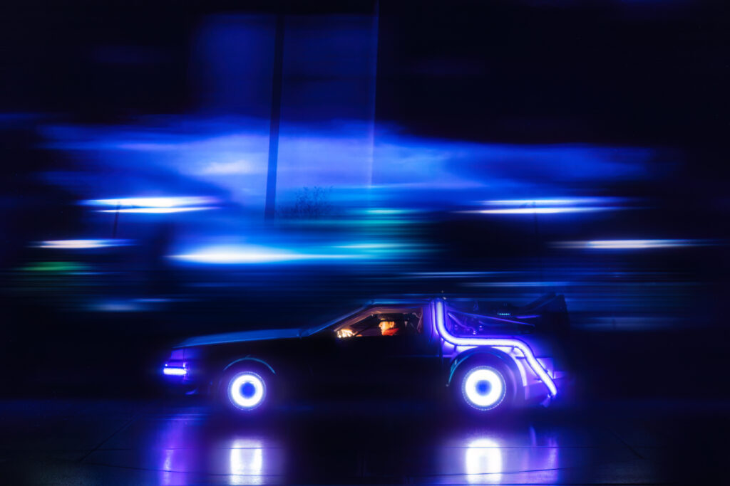 Casey Likes in Back to the Future: The Musical. Photo by Matthew Murphy and Evan Zimmerman.