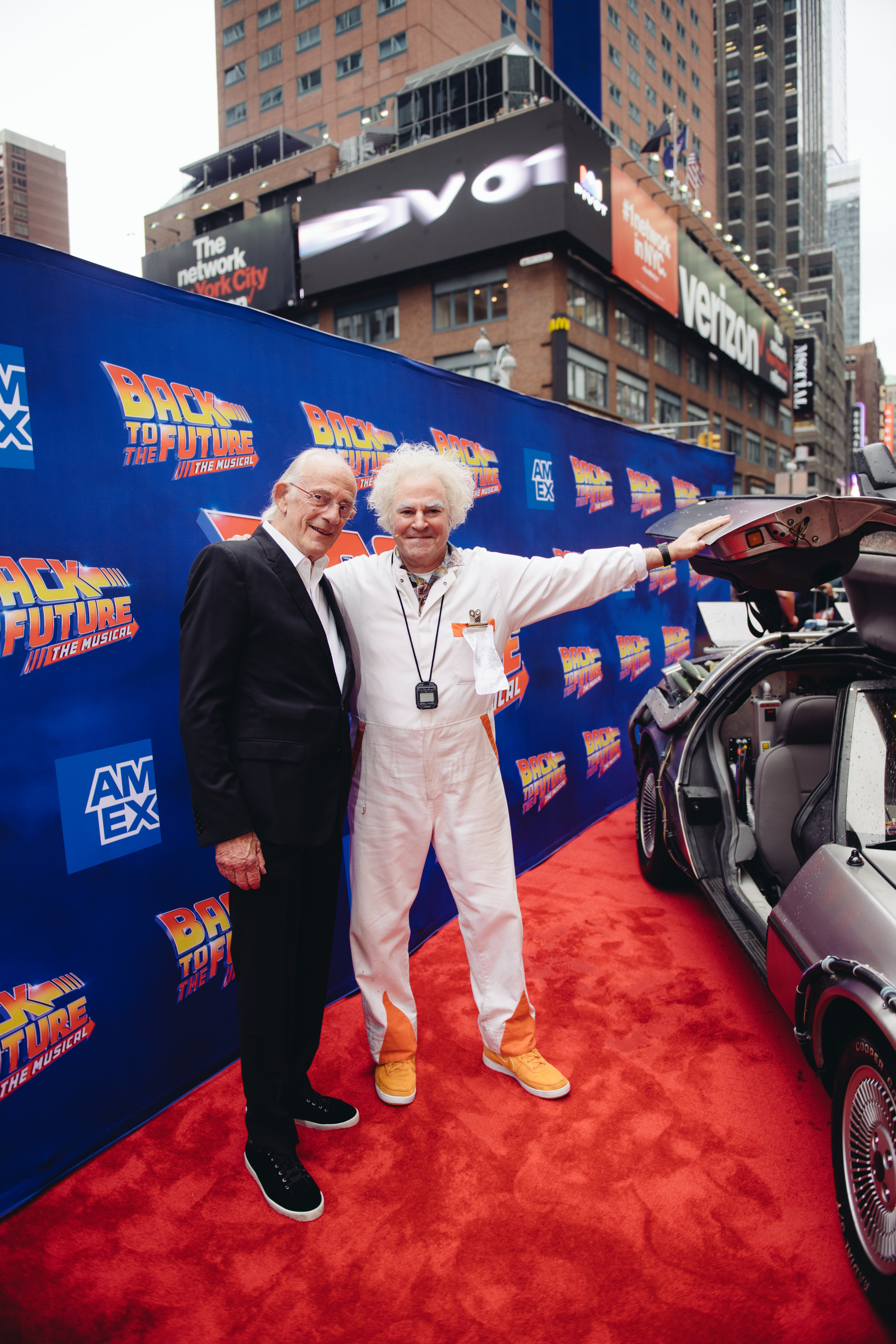 Christopher Lloyd and Roger Bart. Photo by Andy Henderson.