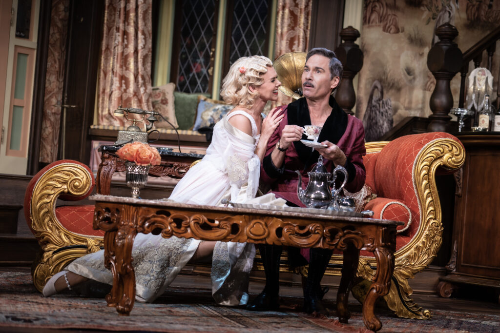 Laura Bell Bundy and Eric McCormack in The Cottage. Photo by Joan Marcus.