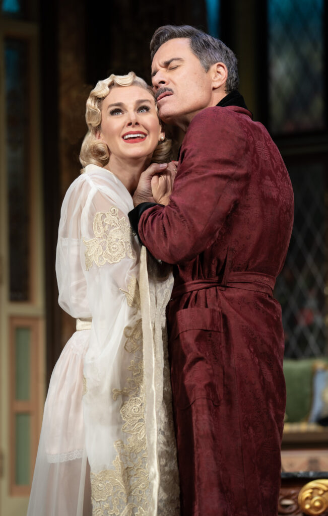 Laura Bell Bundy and Eric McCormack in The Cottage. Photo by Joan Marcus.
