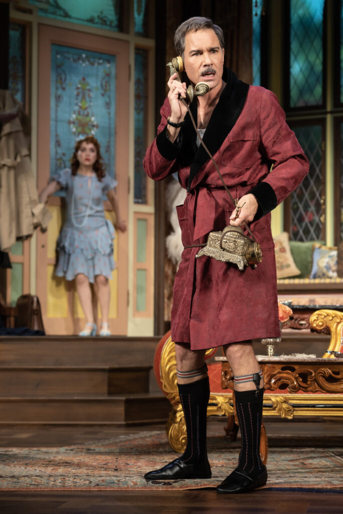 Dana Steingold and Eric McCormack in The Cottage. Photo by Joan Marcus.