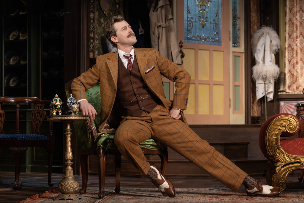 Alex Moffat in The Cottage. Photo by Joan Marcus.