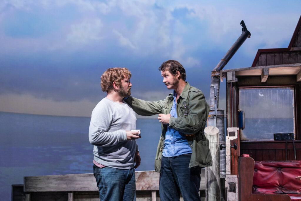 Alex Brightman and Ian Shaw in The Shark is Broken. Photo by Matthew Murphy.