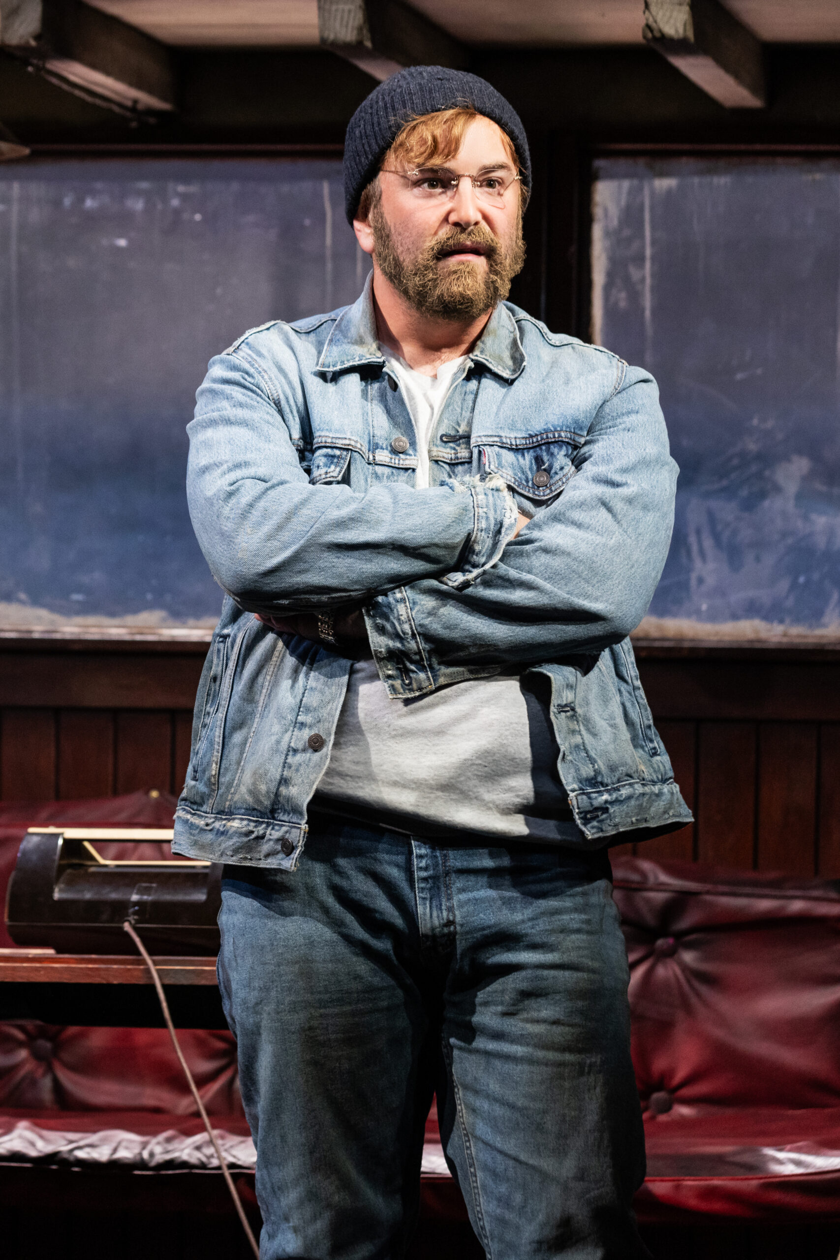 Alex Brightman in The Shark is Broken. Photo by Matthew Murphy.