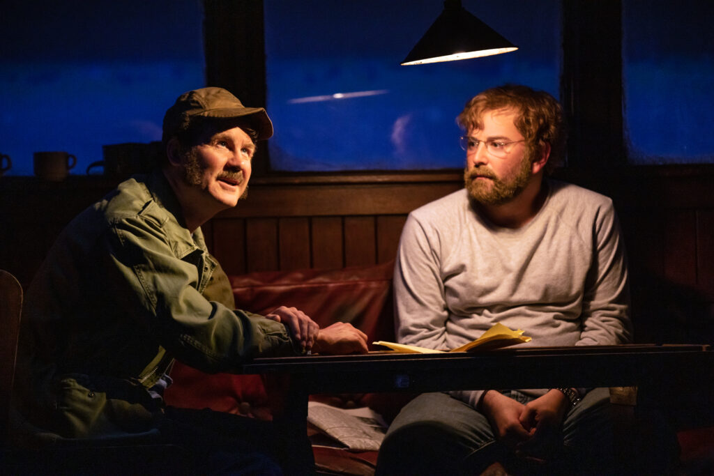 Ian Shaw and Alex Brightman in The Shark is Broken. Photo by Matthew Murphy.