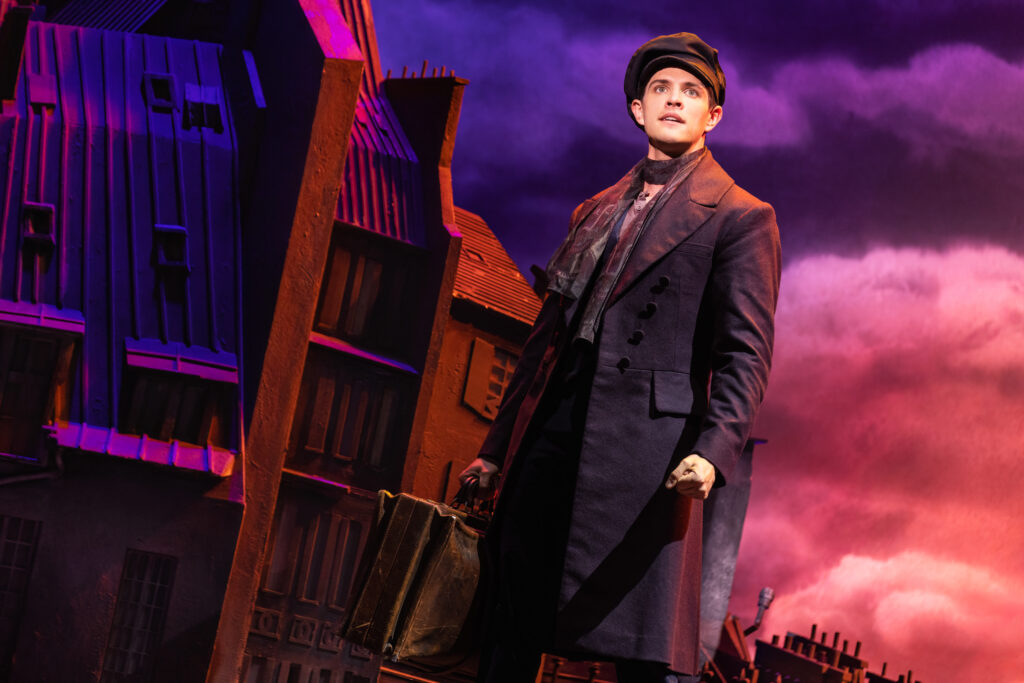 Casey Cott in Moulin Rouge! The Musical. Photo by Matthew Murphy.