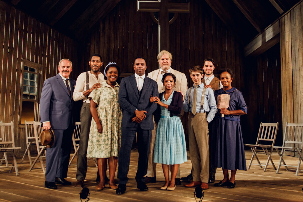 The cast of Purlie Victorious. Photo by Marc J. Franklin.