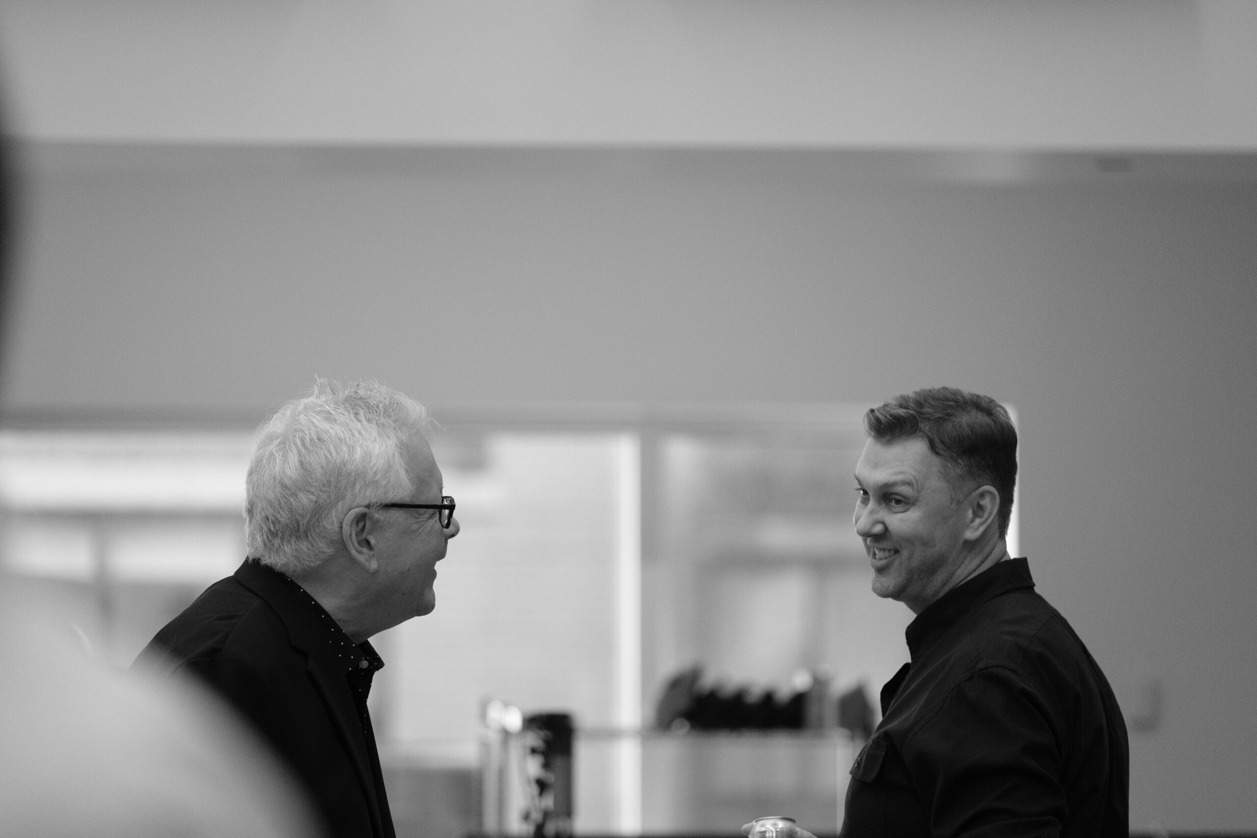 Bruce Sussman and Warren Carlyle in rehearsals for Harmony. Photo by Paul Aphisit.