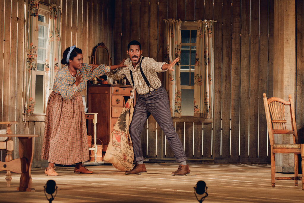 Heather Alicia Simms and Billy Eugene Jones in Purlie Victorious. Photo by Marc J. Franklin.