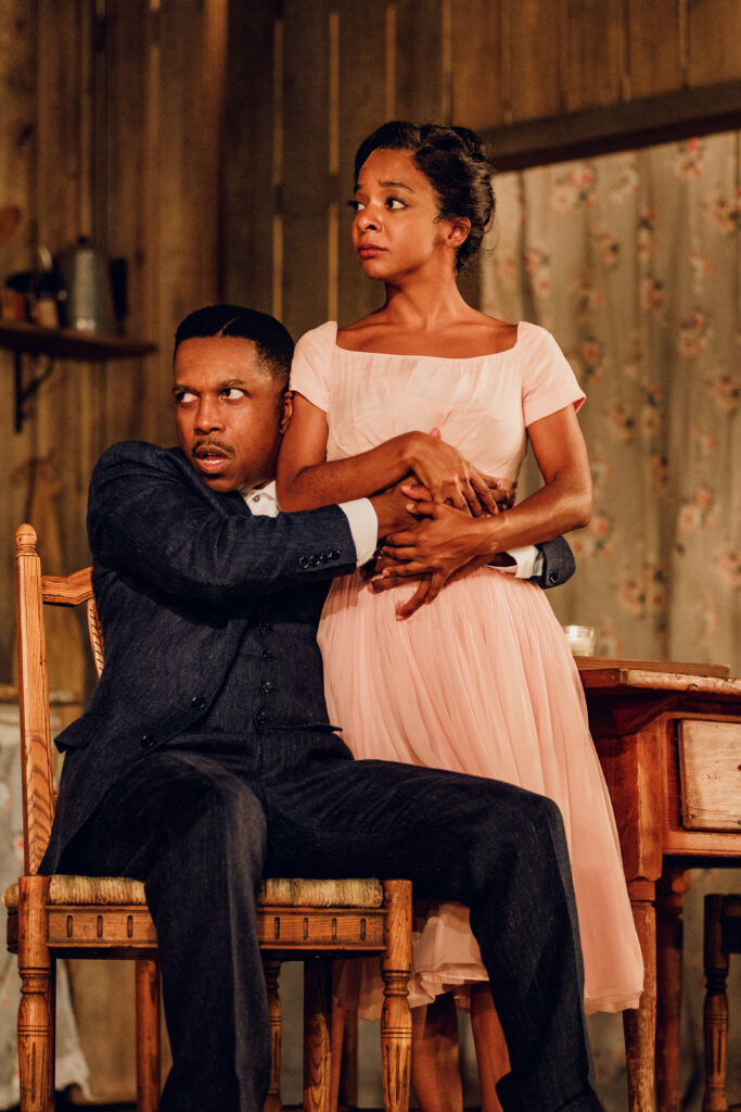 Leslie Odom Jr. and Kara Young in Purlie Victorious. Photo by Marc J. Franklin.