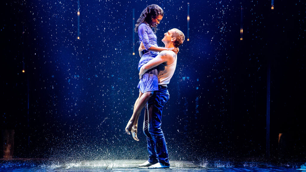 Joy Woods and Ryan Vasquez in the the world premiere of The Notebook at Chicago Shakespeare Theater. Photo by Liz Lauren.