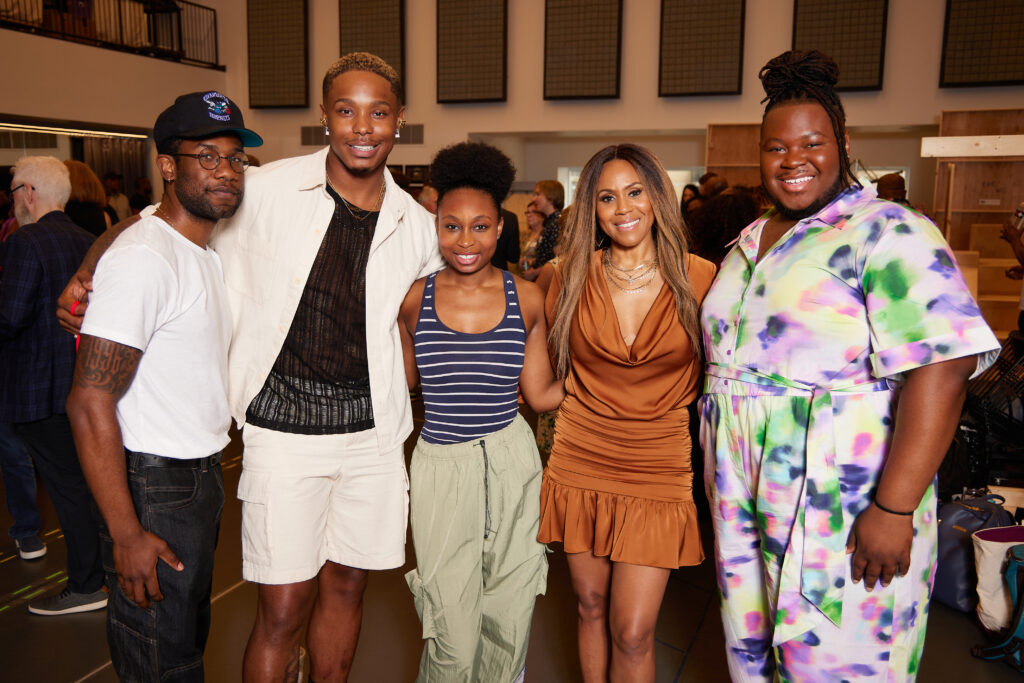 Phillip Johnson Richardson, Avery Wilson, Nichelle Lewis, Deborah Cox, and Kyle Freeman. Photo by Jeremy Daniel.