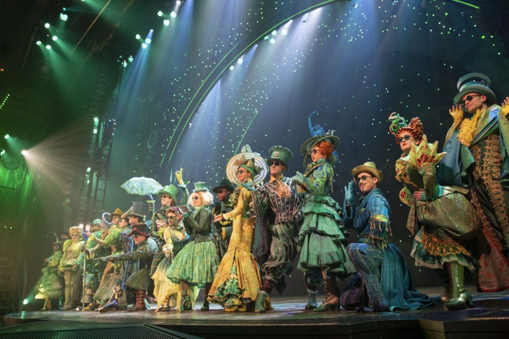 The cast of Wicked. Photo by Joan Marcus.