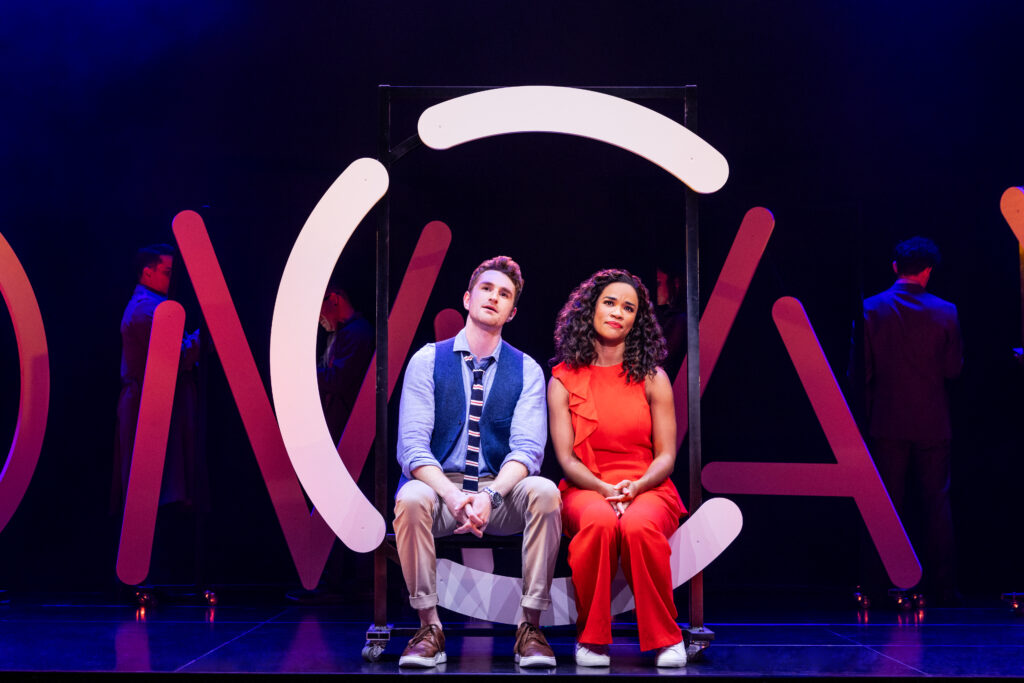 David Socolar and Britney Coleman in Company. Photo by Matthew Murphy for MurphyMade.