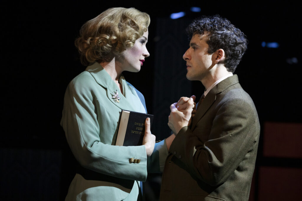 Sierra Boggess and Danny Kornfeld in Harmony. Photo by Julieta Cervantes.