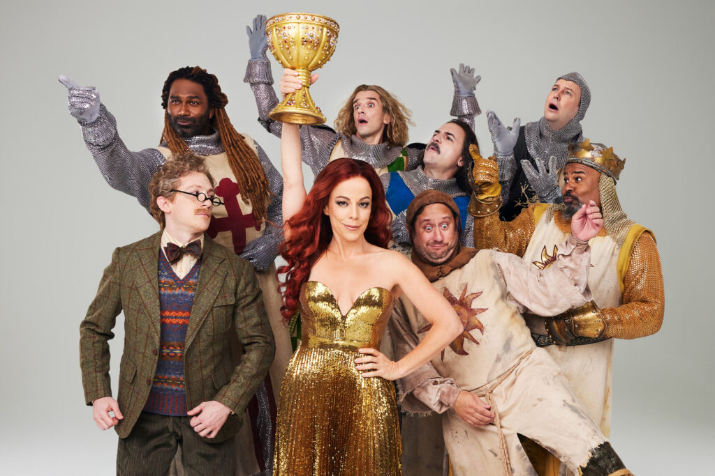 The cast of Spamalot. Photo by Matthew Murphy.