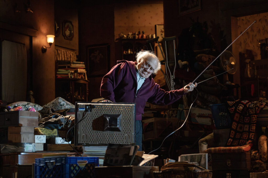 Danny DeVito in I Need That. Photo by Joan Marcus.