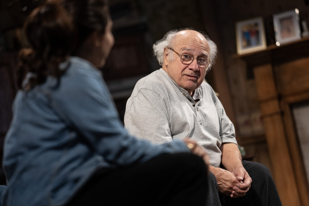 Danny DeVito in I Need That. Photo by Joan Marcus.