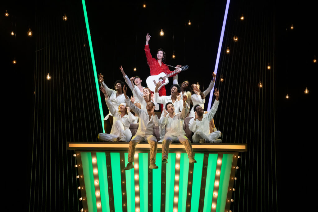 Nick Fradiani in A Beautiful Noise, The Neil Diamond Musical. Photo by Julieta Cervantes.