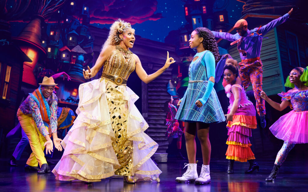 Deborah Cox and Nichelle Lewis in The Wiz. Photo by Jeremy Daniel.