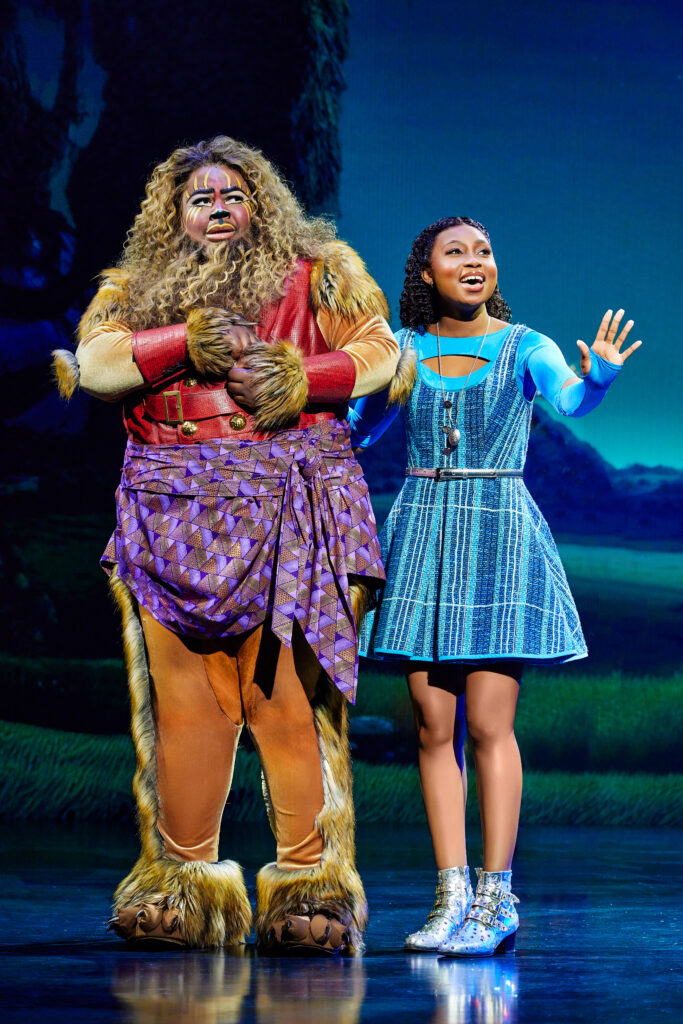 Kyle Ramar Freeman and Nichelle Lewis in The Wiz. Photo by Jeremy Daniel.