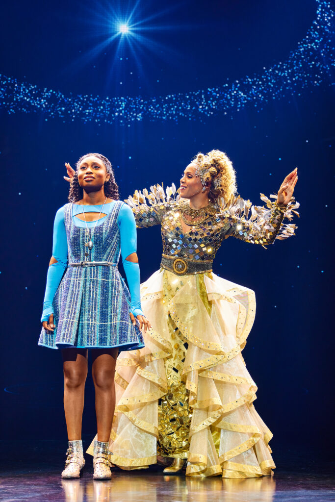 Nichelle Lewis and Deborah Cox in The Wiz. Photo by Jeremy Daniel.