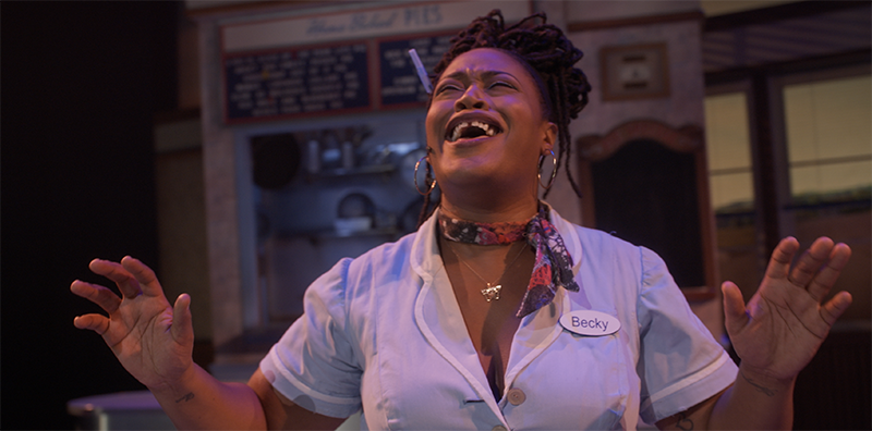 Charity Angél Dawson in Waitress: The Musical. Photo courtesy of Bleecker Street.