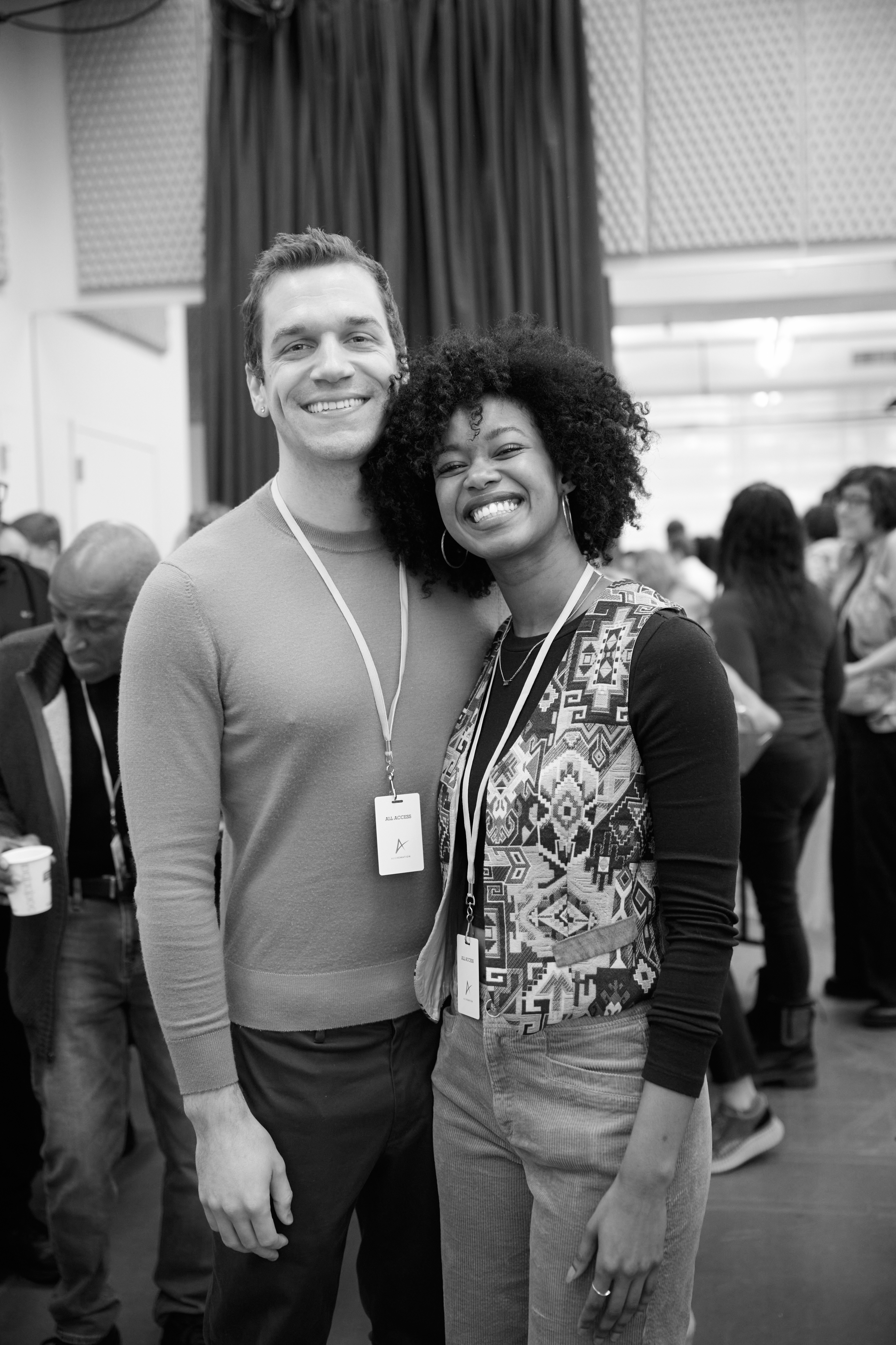 Ryan Vasquez and Joy Woods in rehearsals for The Notebook. Photo by Jenny Anderson.