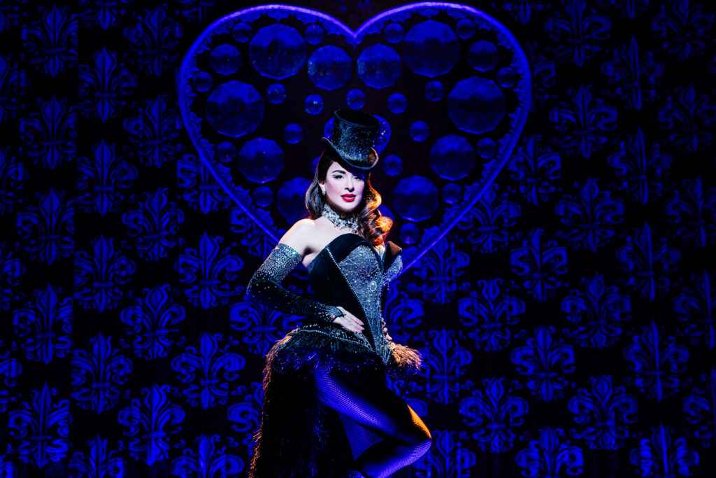 Courtney Reed in Moulin Rouge! The Musical. Photo by Evan Zimmerman for MurphyMade.