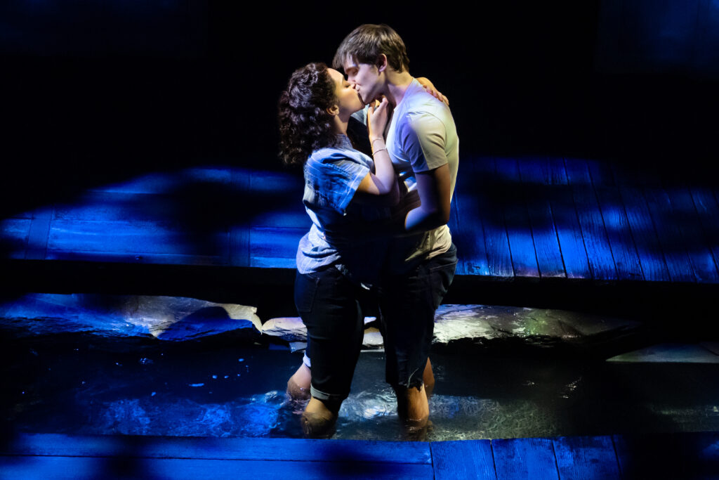 Jordan Tyson and John Cardoza in The Notebook. Photo by Julieta Cervantes.