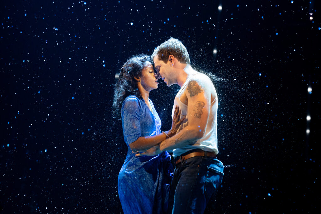 Joy Woods and Ryan Vasquez in The Notebook. Photo by Julieta Cervantes.