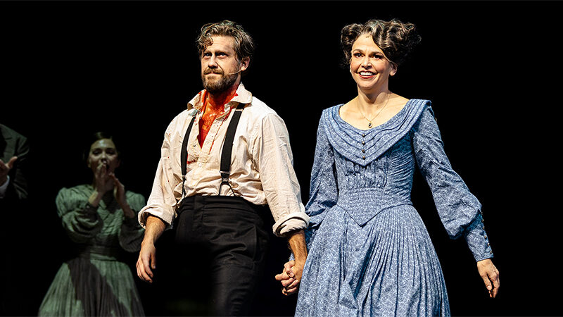 First Look: Aaron Tveit and Sutton Foster Take First Bows in <i>Sweeney Todd</i>