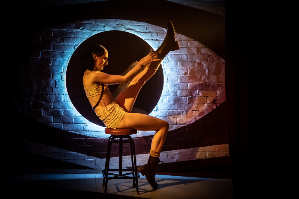 Ami Benton in the London production of <i>Cabaret</i>. Photo by Marc Brenner.