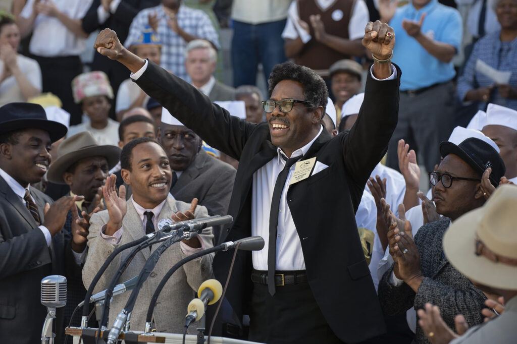 Colman Domingo in Rustin. Photo by David Lee/Netflix.